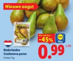 Lidl Nederlandse Conference peren aanbieding