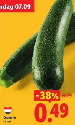 Lidl Courgette aanbieding