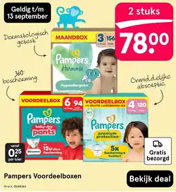 Etos Pampers Voordeelboxen aanbieding