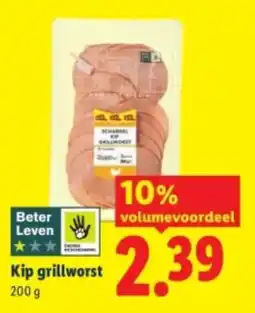 Lidl Kip grillworst aanbieding