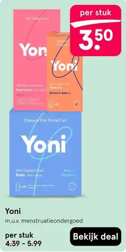 Etos Yoni m.u.v. menstruatieondergoed aanbieding