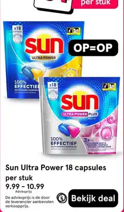 Etos Sun Ultra Power 18 capsules aanbieding