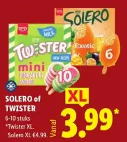 Lidl Solero of Twister aanbieding