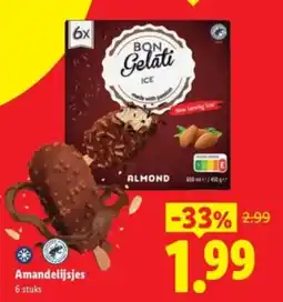 Lidl Amandelijjes aanbieding