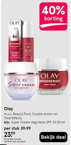 Etos Olay Super Cream aanbieding