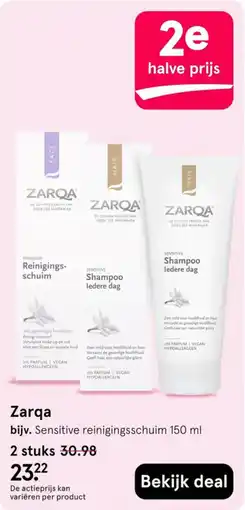 Etos Zarqa Sensitive reinigingsschuim 150 ml aanbieding