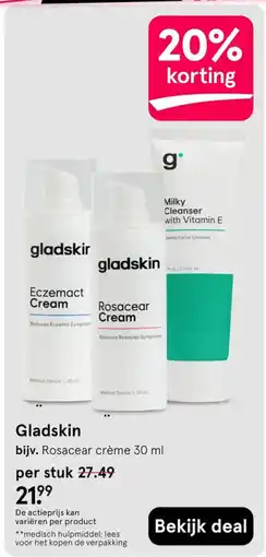 Etos gladskin rosacear crème aanbieding