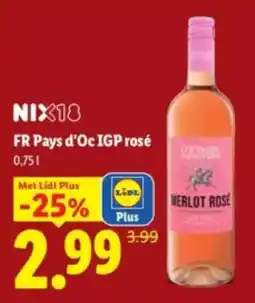 Lidl Nix18 Merlot Rosé aanbieding