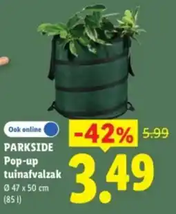 Lidl Parkside Pop-up tuinafvalzak aanbieding