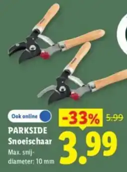 Lidl Parkside Snoeischaar aanbieding