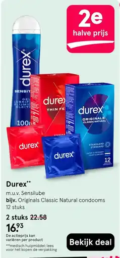 Etos Durex aanbieding