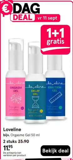 Etos loveline orgasme gel 50 ml aanbieding