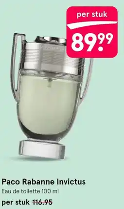 Etos Paco Rabanne Invictus aanbieding