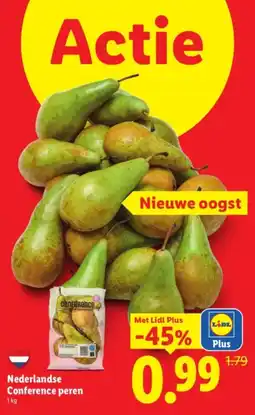 Lidl Nederlandse Conference peren aanbieding