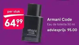 Etos Armani code aanbieding