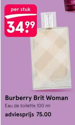 Etos Burberry Brit Woman aanbieding