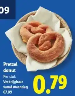 Lidl Pretzel donut aanbieding
