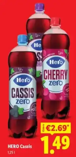 Lidl Hero Cassis aanbieding