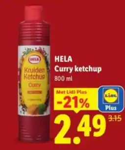 Lidl Hela Kruiden Ketchup aanbieding