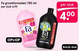 Etos Fa Magic Oil Pink Jasmine, Fa Men Sport aanbieding