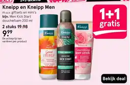 Etos Kneipp en Kneipp Men aanbieding