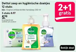 Etos Dettol zeep en hygiënische doekjes aanbieding
