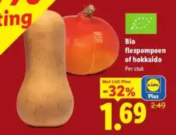 Lidl Bio flespompoen of hokkaido aanbieding