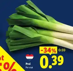 Lidl Prei aanbieding