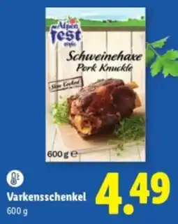 Lidl Alpenfest Style Schweinehaxe aanbieding