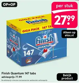 Etos Finish Quantum aanbieding