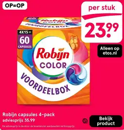 Etos Robijn Color Voordeelbox aanbieding