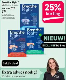 Etos Breathe Right aanbieding