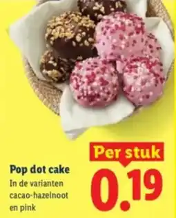 Lidl Pop dot cake aanbieding