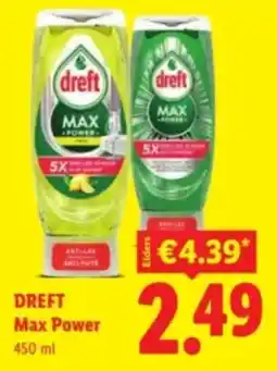 Lidl Dreft Max Power aanbieding
