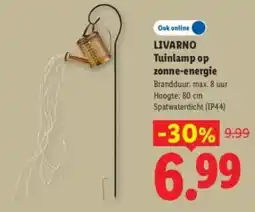 Lidl Livarno Tuinlamp op zonne-energie aanbieding
