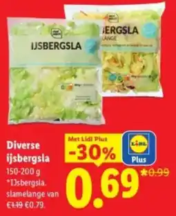 Lidl Ijsbergsla aanbieding