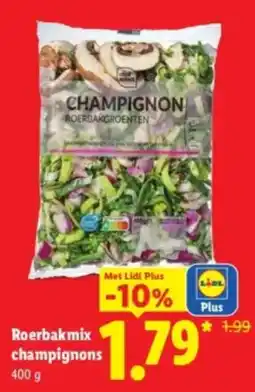 Lidl Roerbakmix champignons aanbieding