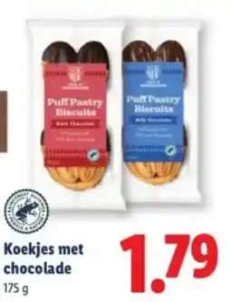 Lidl Koekjes met chocolade aanbieding