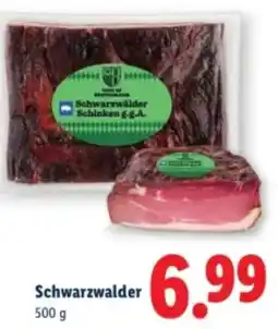 Lidl Schwarzwälder Schinken g.g.A. aanbieding
