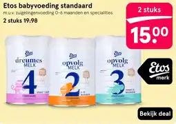 Etos Etos babyvoeding standaard aanbieding