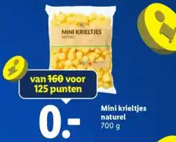 Lidl Mini krieltjes naturel aanbieding