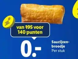 Lidl Saucijzenbroodje aanbieding