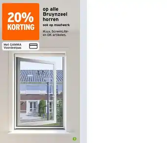 GAMMA Bruynzeel horren aanbieding