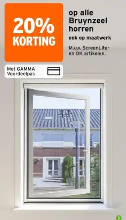 GAMMA Bruynzeel horren aanbieding