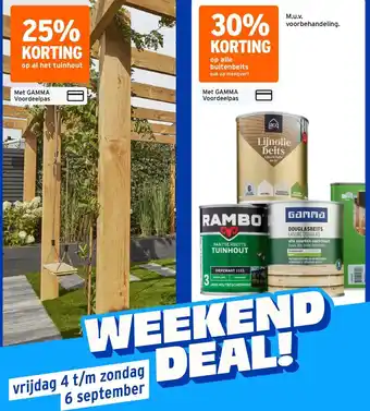 GAMMA Rambo pantserbeits tuinhout aanbieding