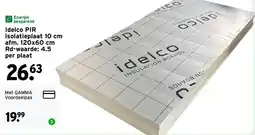 GAMMA Idelco PIR isolatieplaat aanbieding