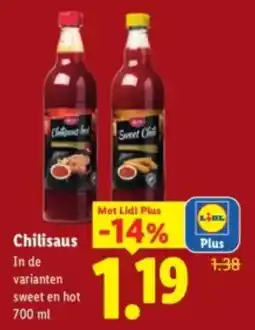 Lidl Chilisaus aanbieding