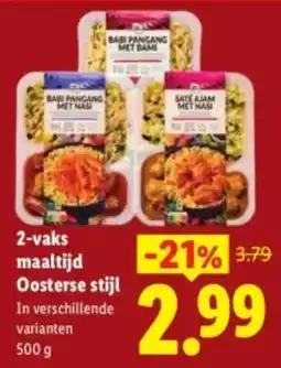 Lidl 2-vaks maaltijd Oosterse stijl aanbieding