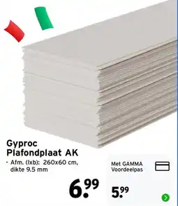 GAMMA Gyproc Plafondplaat AK aanbieding