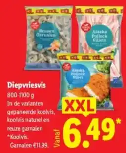 Lidl Diepvriesvis aanbieding